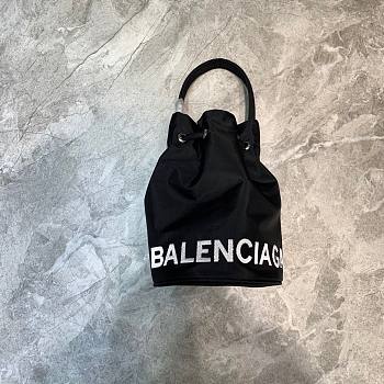 Belenciaga nylon bucket 