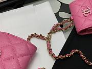 Chanel air pod phone case pink - 3