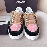 Chanel velvet pink shoes - 4