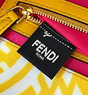 Fendi BAGUETTE 1997 yellow glazed canvas bag - 2