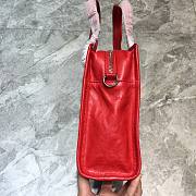 Balenciagan bazar shoper bag all red - 2