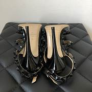 Valentino Black Patent Rockstud high heels  - 5