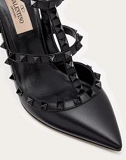 Valentino Black Leather Rockstud high heels - 6