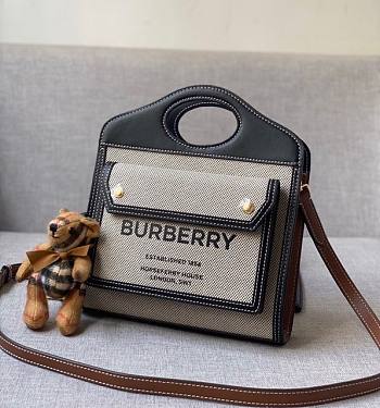 Burberry black pocket bag