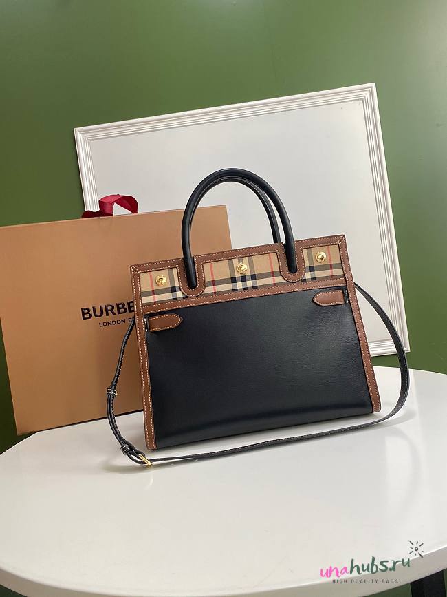 Buberry B vintage title tote bag 32cm - 1