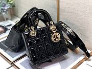 Dior lady patent ABC 20cm black - 6