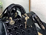 Dior lady patent ABC 20cm black - 3