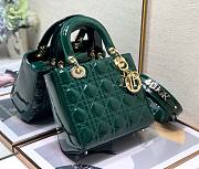 Dior lady patent ABC 20cm green - 5