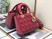 Dior lady patent ABC 20cm pink - 3