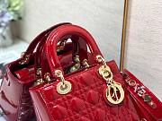 Dior lady patent ABC 20cm red - 3