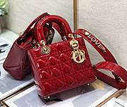 Dior lady patent ABC 20cm red - 5