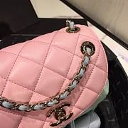 Chanel Grained Calfskin pink Backpack AS1371 - 2