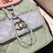 Chanel Grained Calfskin pink Backpack AS1371 - 5