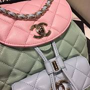 Chanel Grained Calfskin pink Backpack AS1371 - 6