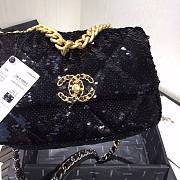 Chanel Sequins Chanel 19 Flap Bag AS1161  - 2