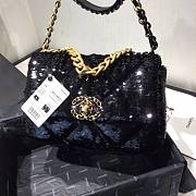 Chanel Sequins Chanel 19 Flap Bag AS1161  - 3