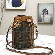 Fendi MON TRESOR brown leather bag - 6