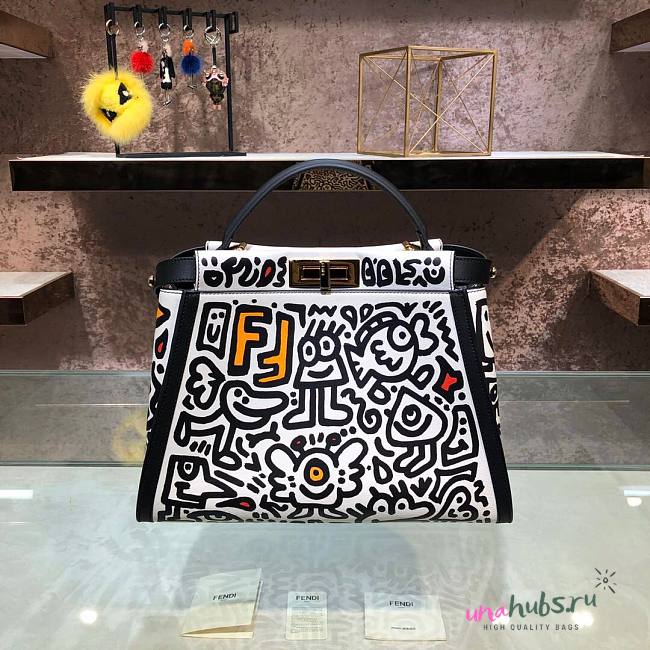 Fendi Peekabook Mr.Doodle bag - 1