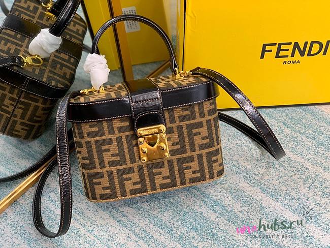 Fendi monogram FF brown box  - 1