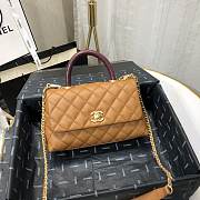 Chanel Coco Grained Calfskin Flap Bag 24cm - 3