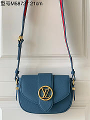 Louis Vuitton Pont 9 Soft Blue MM M58967 - 2