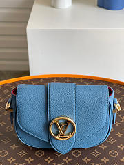 Louis Vuitton Pont 9 Soft Blue MM M58967 - 5