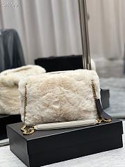 YSL Puffer Merino Shearling & Lambskin White 29cm - 4