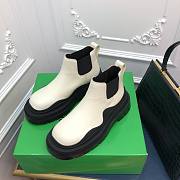 Bottega Veneta Short Boots in Black/ White - 5