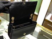 Bvlgari Serpenti Cabochon Leather Shoulder Bag Black - 4