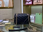 Bvlgari Serpenti Cabochon Leather Shoulder Bag Black - 6