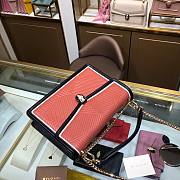 Bvlgari handbag serpenti diamond blast orange bag - 3