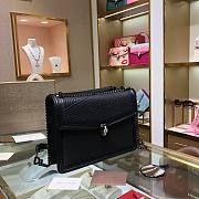 Bvlgari serpenti diamond blast black bag - 3