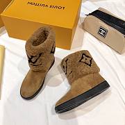 Louis Vuitton brown boots - 4