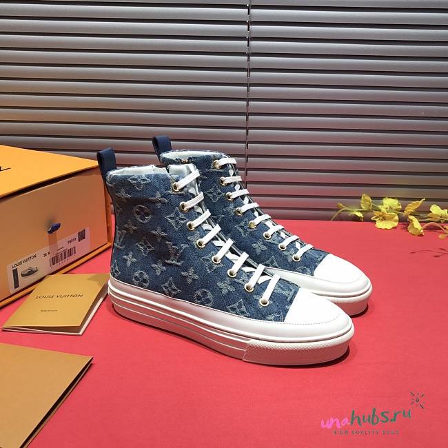 Louis Vuitton denim sneaker - 1