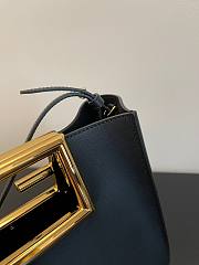 Fendi Way small leather tote black - 3