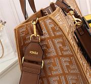 Fendi FF monogram totebag in brown F0608 - 3