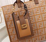 Fendi FF monogram totebag in brown F0608 - 2