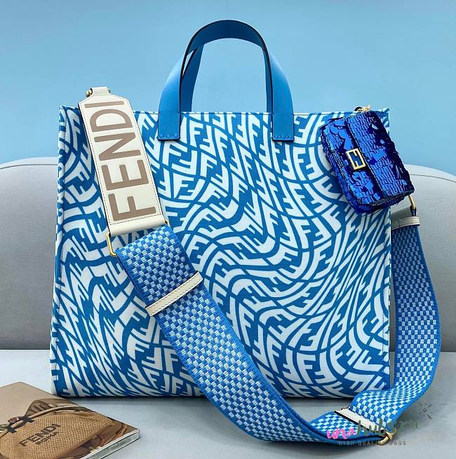 Fendi Sunshine FF Vertigo Medium Shopper Bag - 1