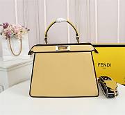 Fendi Peekaboo Iseeyou yellow  tote bag - 4