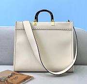 Fendi Sunshine Medium White Tote Bag - 6