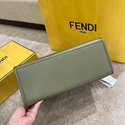 Fendi Sunshine Medium Green Tote Bag - 5