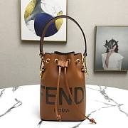 Fendi MON TRESOR brown FF leather bag - 1