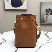 Fendi MON TRESOR brown FF leather bag - 3