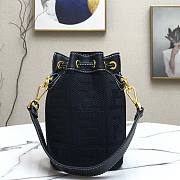 Fendi MON TRESOR black FF leather bag - 3