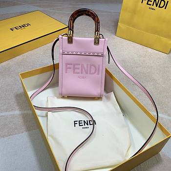 Fendi mini tote bag in pink