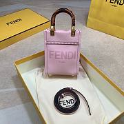 Fendi mini tote bag in pink - 2