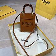 Fendi mini tote bag in brown - 1