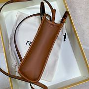 Fendi mini tote bag in brown - 4