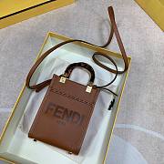 Fendi mini tote bag in brown - 3