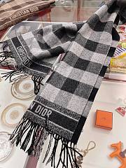 Dior scarf black/ brown  - 4